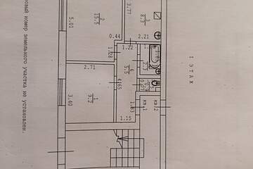 2-к квартира, 42 м², 1/2 эт.